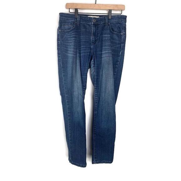 Levis Womens Mid Rise Skinny Jeans Size 14 Denim Blue Casual Wear - Picture 1 of 5